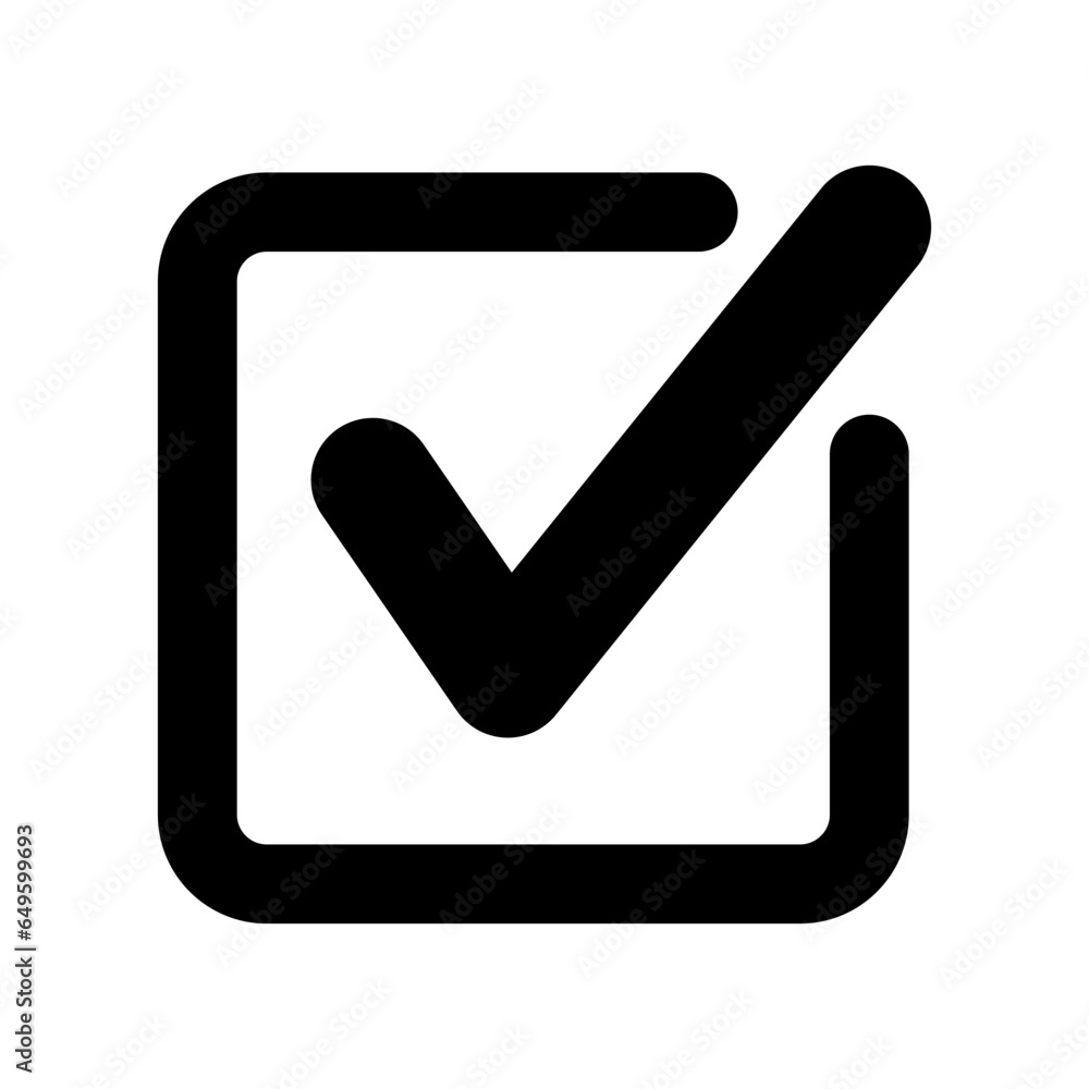 Poster check box. check point. vector.