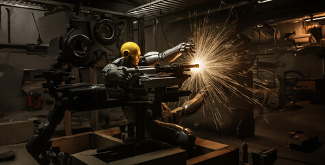 crash test dummy with yellow black targets hd wallpaper 