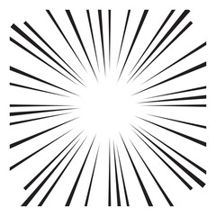 Obraz premium Speed Line Comic