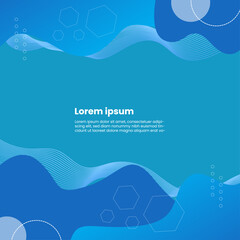 Abstrak Background Wavy Lines Simple © ivan