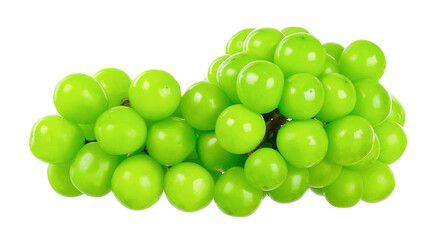 Grapes isolated on the white background