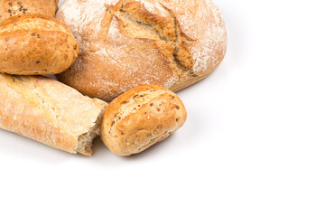Composition with bread
