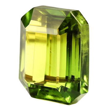 recommend clip art: Green yellow tourmaline gemstone clip art isolated