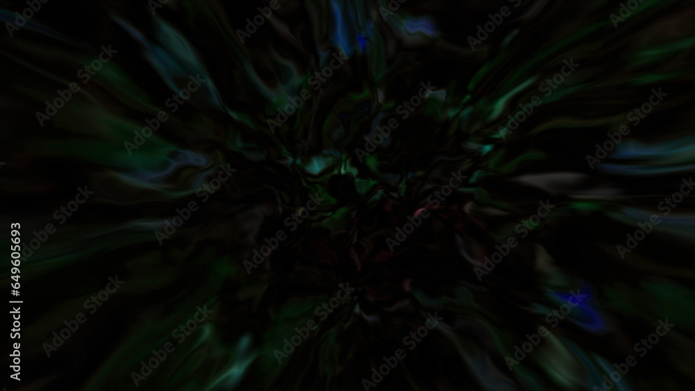 Poster Black background with muddy lines drawing the backlight. Motion. The lines in the animation create a network as a pattern.
