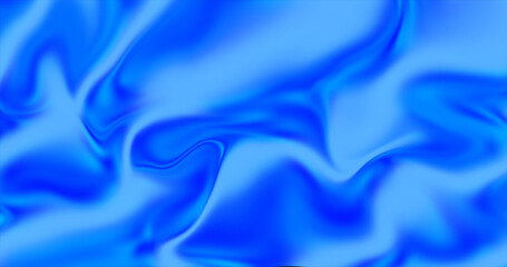 Abstract Liquid marble background of water waves, waves, and moving colorful liquid paint in high resolution. Blue-colored liquid marble background.