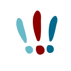 Exclamation mark doodle