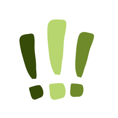 Exclamation mark doodle