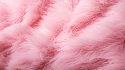 Pink fluffy fur