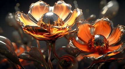 Abstract Flower Desktop Wallpaper