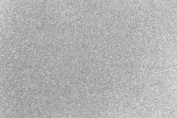 Silver glitter christmas abstract bokeh background