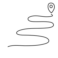 destination map line