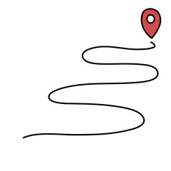 destination map line