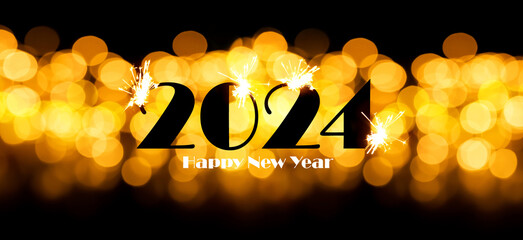 2024 szczęśliwego nowego roku, tło nowego roku, happy new year	 - obrazy, fototapety, plakaty