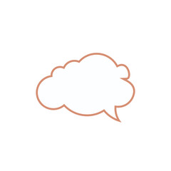 Retro blank comic bubbles and elements 