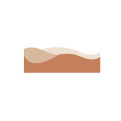 Curve Lines, Drops, Wave Collection of Abstract Design Element for Top, Bottom Page Web Site. Template of Modern Dividers Shapes for Website Pictogram Set. Isolated Vector Illustration.