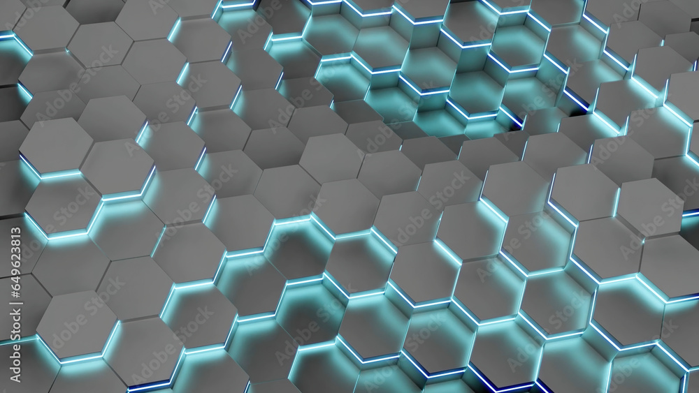 Poster grey and black pattern. design. cyclic patterns that are highlighted and raised are made in 3d forma