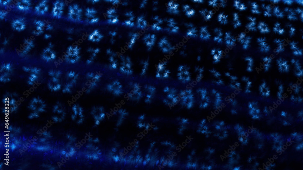 Poster green and blue numbers with backlight in animation. motion. a black background on which a long code 