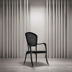 Comfortable armchair in the living room. 3d rendering.