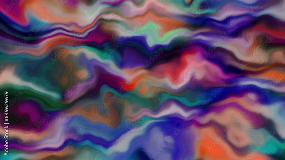Aufkleber grey and pink background made in animation. motion. glossy gasoline blots made in 3d format illumina