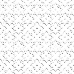 Vector pattern with symmetrical elements . Modern stylish abstract texture. Repeating geometric tiles from striped elements.Black and white pattern.