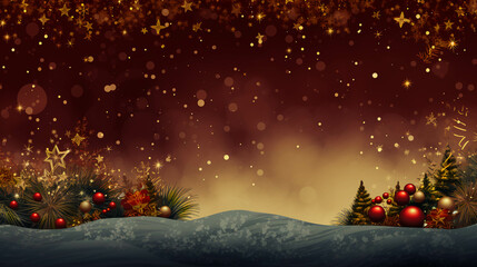 Fototapeta premium CHRISTMAS BACKGROUND THEME