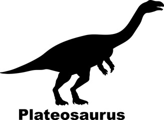 Plateosaurus Dinosaur silhouette dinosaur monogram dinosaur species dinosaur breed types of dinosaurs, types of dinosaurs, dinosaur monogram, dinosaur breed
