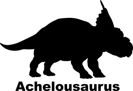 Achelousaurus Dinosaur silhouette dinosaur monogram dinosaur species dinosaur breed types of dinosaurs, types of dinosaurs, dinosaur monogram, dinosaur breed