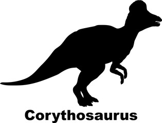 Corythosaurus Dinosaur silhouette dinosaur monogram dinosaur species dinosaur breed types of dinosaurs, types of dinosaurs, dinosaur monogram, dinosaur breed