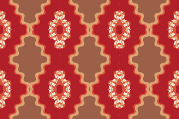 Ikat Floral Paisley Embroidery Background. Ikat Floral Geometric Ethnic Oriental Pattern Traditional. Ikat Aztec Style Abstract Design for Print Texture,fabric,saree,sari,carpet.