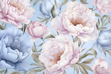 pink peony flowers