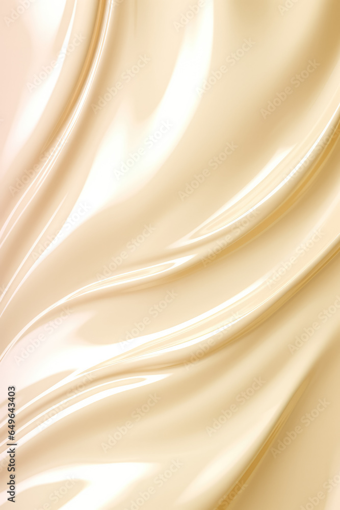 Poster shimmering lotion smear texture luxurious background with empty space for text