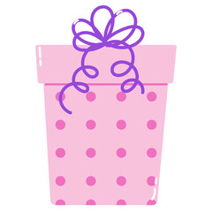 Cute Handdrawn Giftbox Illustration