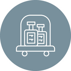 Luggage Cart Icon