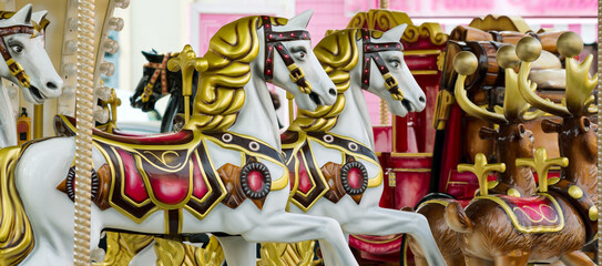 Merry go round horses