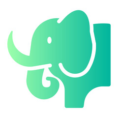 elephant Gradient icon
