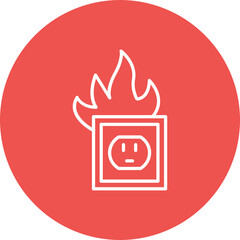 Electricity Fire Icon