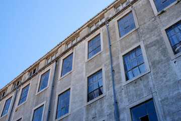 Fototapeta na wymiar Factory wall of LX Factory, Lisbon.