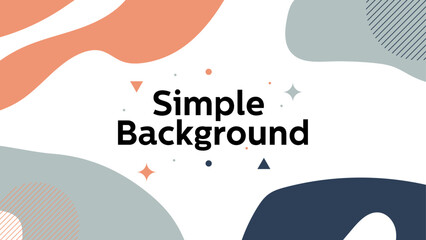 Simple modern background design for your invitation, product, presentation. Editable EPS 10