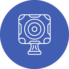 Round Webcam Icon