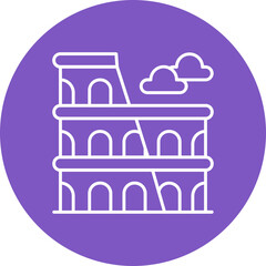 Fototapeta premium Coliseum Icon