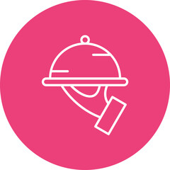 Fototapeta premium Room Service Icon