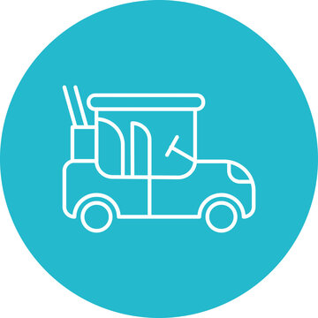 recommend clip art: Golf Cart Icon