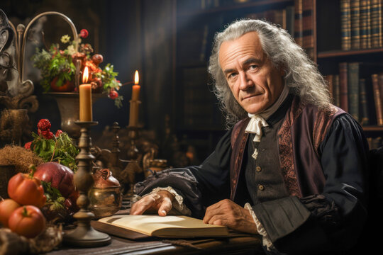 Voltaire, the eminent French writer, philosopher, and historian, known for his wit, advocacy of freedom of thought, and contributions to the Enlightenment