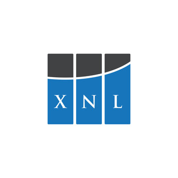 XNL letter logo design on white background. XNL creative initials letter logo concept. XNL letter design.