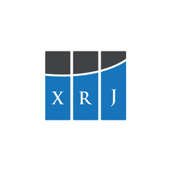 XRJ letter logo design on white background. XRJ creative initials letter logo concept. XRJ letter design.