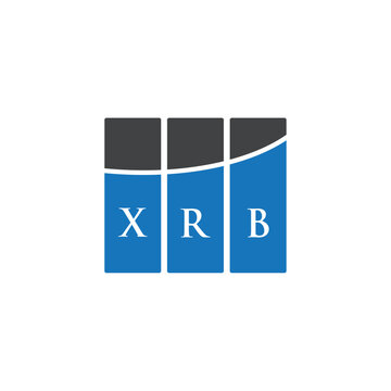 XRB letter logo design on white background. XRB creative initials letter logo concept. XRB letter design.