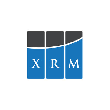 XRM letter logo design on white background. XRM creative initials letter logo concept. XRM letter design.