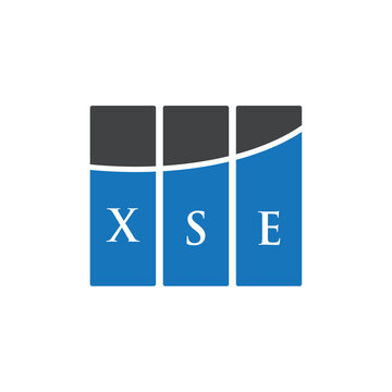XSE letter logo design on white background. XSE creative initials letter logo concept. XSE letter design.