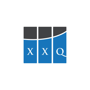XXQ letter logo design on white background. XXQ creative initials letter logo concept. XXQ letter design.