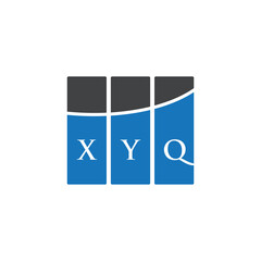 XYQ letter logo design on white background. XYQ creative initials letter logo concept. XYQ letter design.